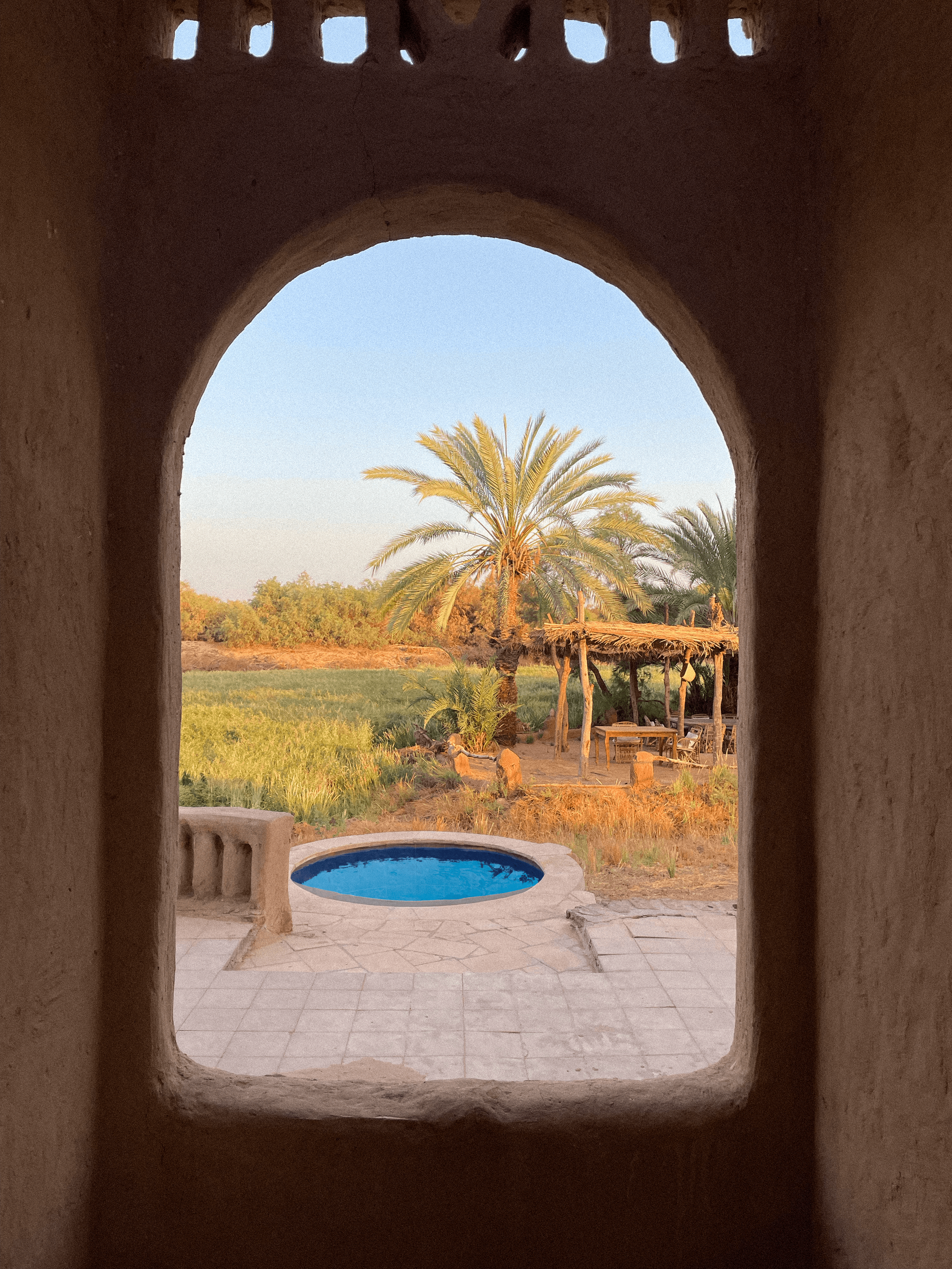 Oasis of Dakhla in the Egyptian Sahara.