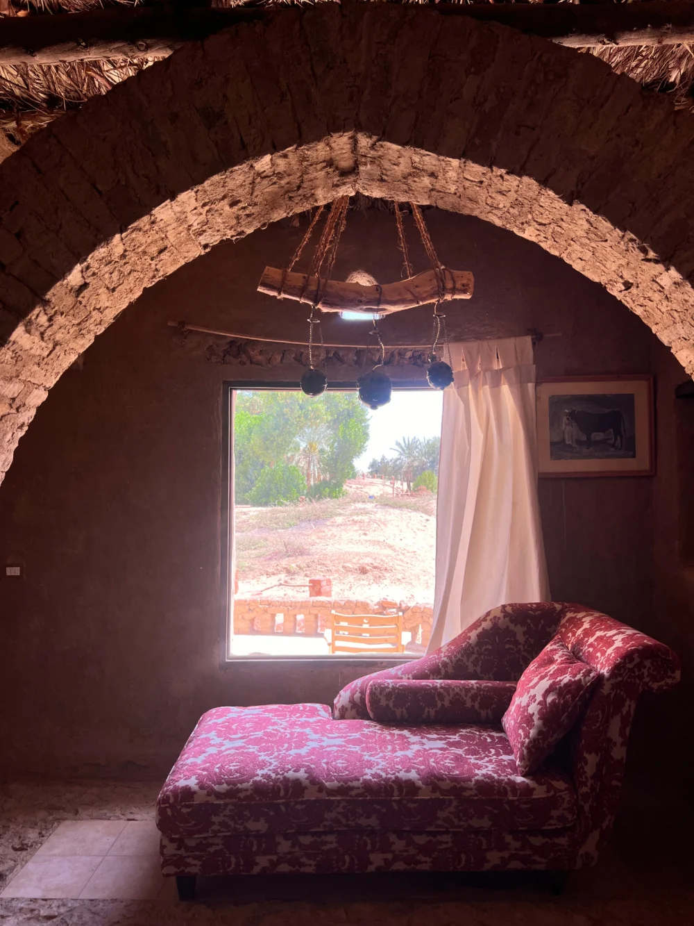Room of the eco lodge of Al Tarfa Room of the eco lodge of Al Tarfa.