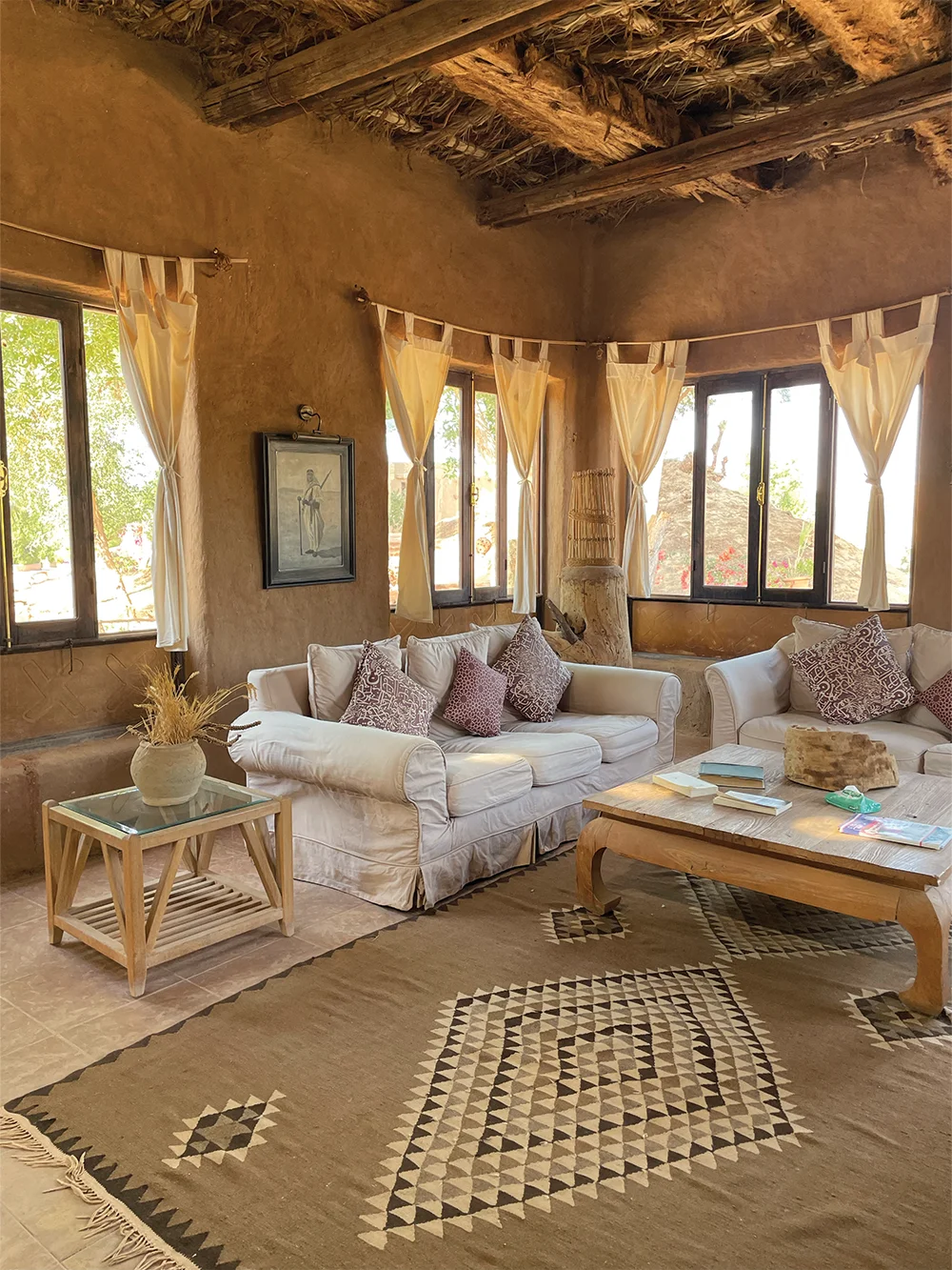 The eco lodge of Al Tarfa The eco lodge of Al Tarfa.